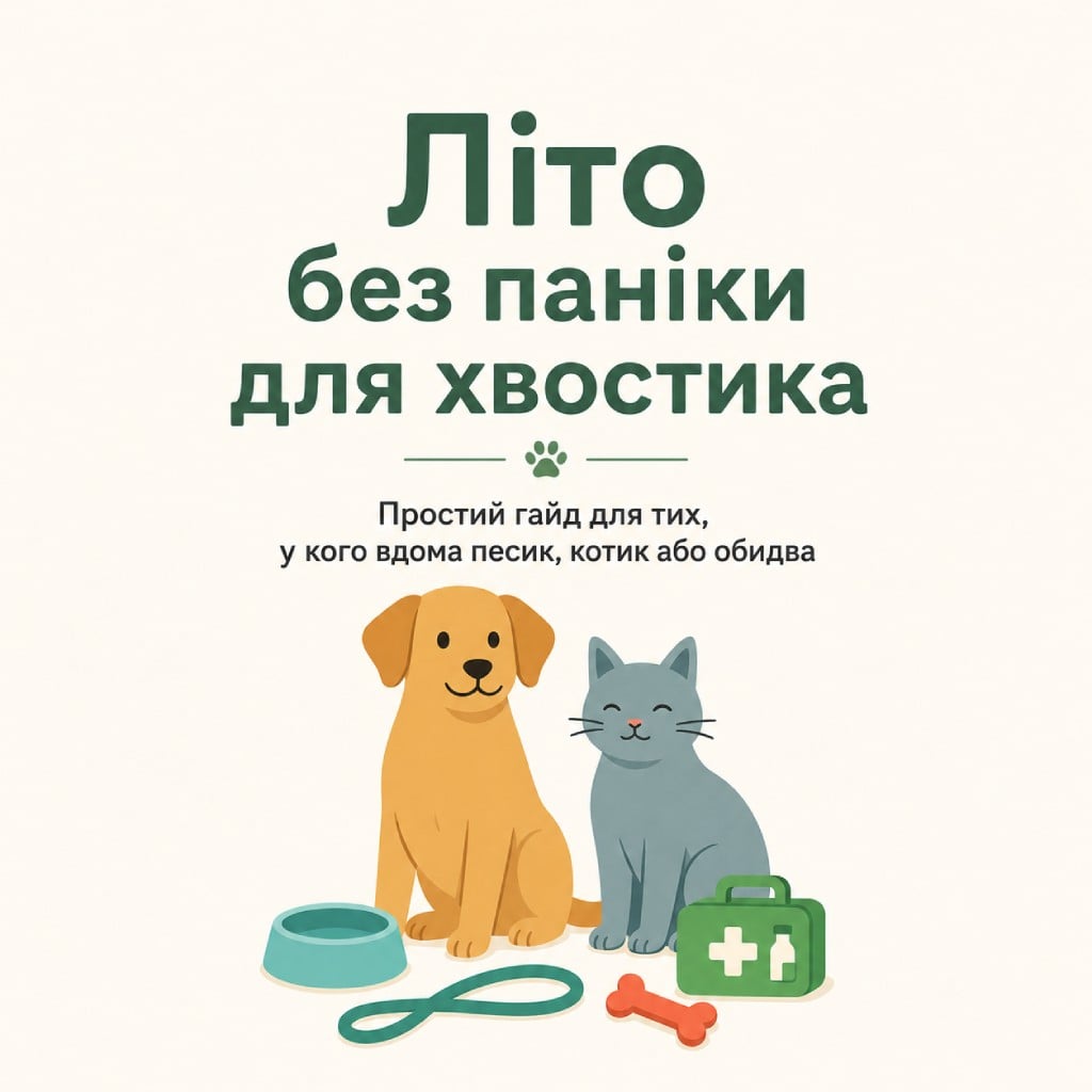 Гайд "Літо без паніки для хвостика": Догляд за собакою та котом | Захист від кліщів - фото 1 Гайд "Літо без паніки для хвостика": Догляд за собакою та котом | Захист від кліщів - фото 1